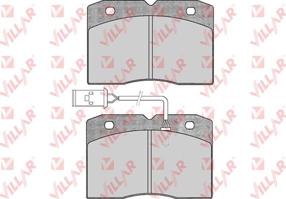 Villar 626.0425 - Brake Pad Set, disc brake autospares.lv