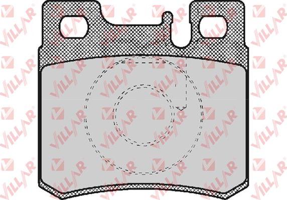 Villar 626.0428 - Brake Pad Set, disc brake autospares.lv