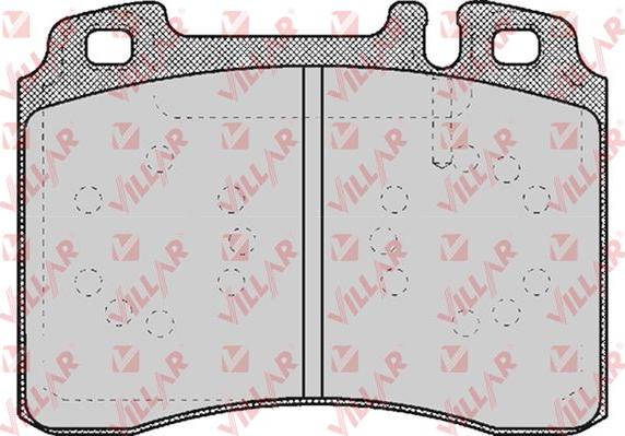 Villar 626.0423 - Brake Pad Set, disc brake autospares.lv