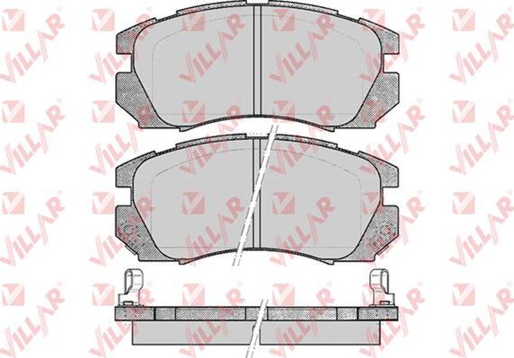 Villar 626.0479 - Brake Pad Set, disc brake autospares.lv