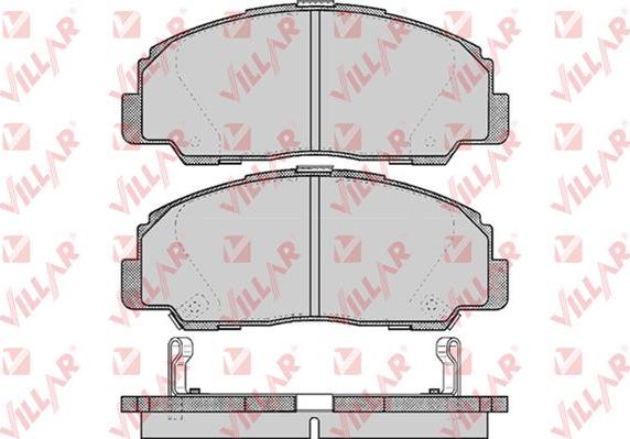 Villar 626.0549 - Brake Pad Set, disc brake autospares.lv