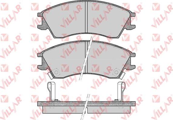 Villar 626.0543 - Brake Pad Set, disc brake autospares.lv