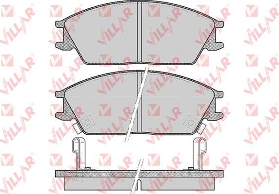 Villar 626.0542 - Brake Pad Set, disc brake autospares.lv