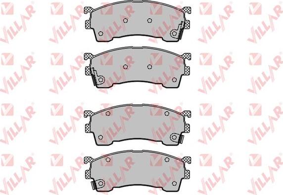 Villar 626.0559 - Brake Pad Set, disc brake autospares.lv