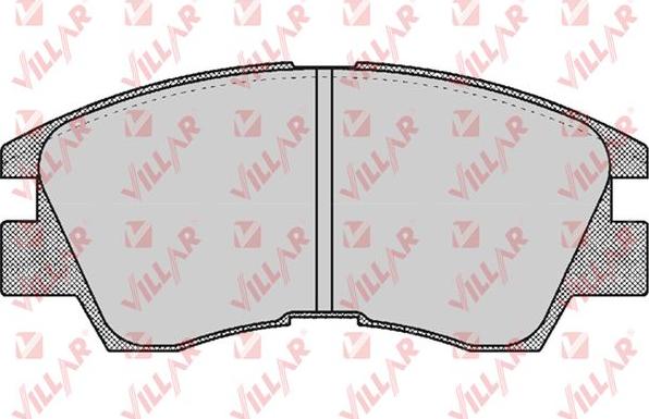 Villar 626.0550 - Brake Pad Set, disc brake autospares.lv