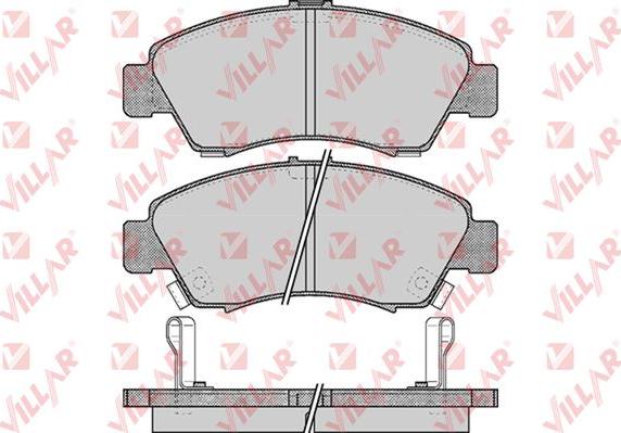 Villar 626.0558 - Brake Pad Set, disc brake autospares.lv