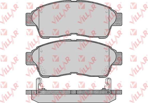 Villar 626.0561 - Brake Pad Set, disc brake autospares.lv