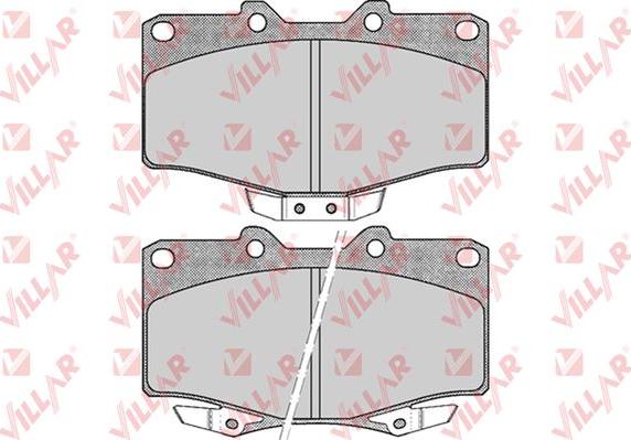 Villar 626.0509 - Brake Pad Set, disc brake autospares.lv