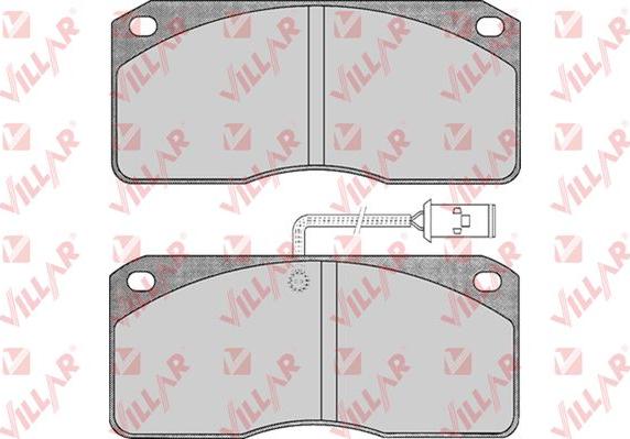 Villar 626.0500 - Brake Pad Set, disc brake autospares.lv