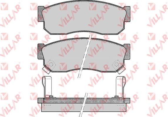 Villar 626.0519 - Brake Pad Set, disc brake autospares.lv