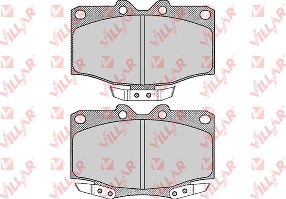 Villar 626.0515 - Brake Pad Set, disc brake autospares.lv