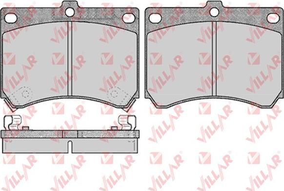 Villar 626.0510 - Brake Pad Set, disc brake autospares.lv