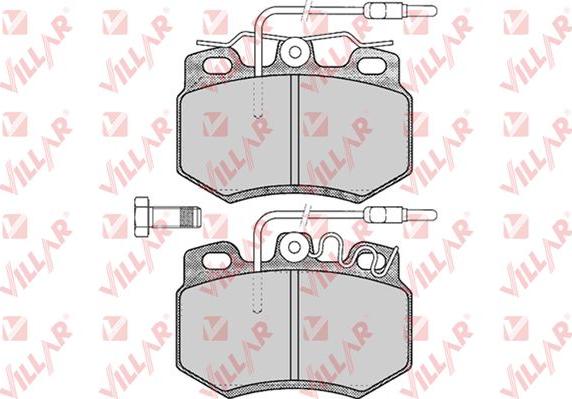 Villar 626.0585 - Brake Pad Set, disc brake autospares.lv