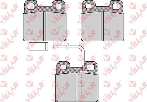 Villar 626.0531 - Brake Pad Set, disc brake autospares.lv