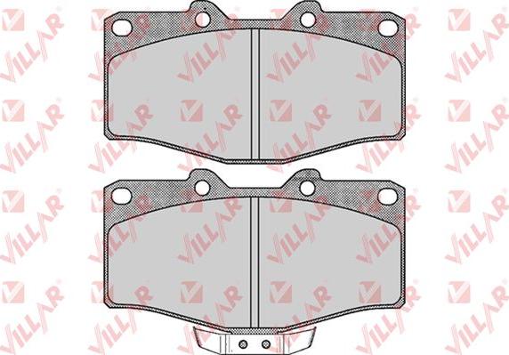 Villar 626.0538 - Brake Pad Set, disc brake autospares.lv