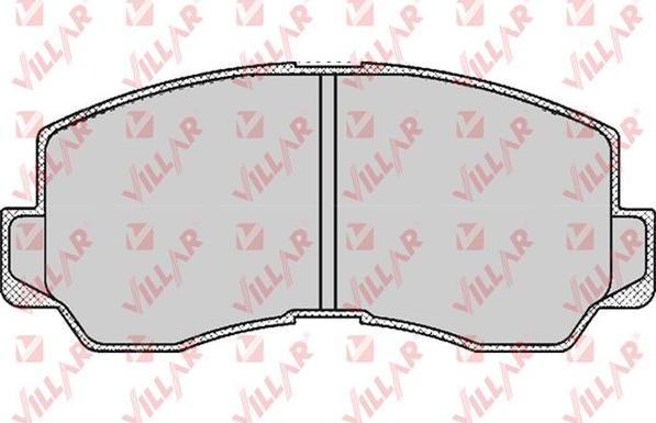 Villar 626.0532 - Brake Pad Set, disc brake autospares.lv