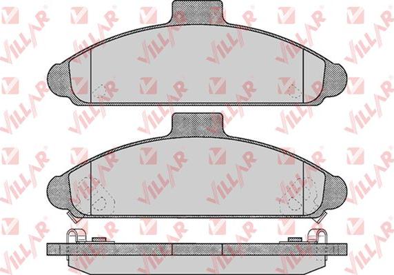 Villar 626.0579 - Brake Pad Set, disc brake autospares.lv