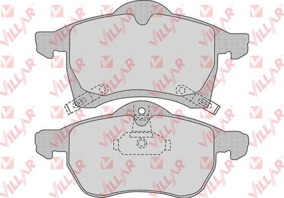 Villar 626.0690 - Brake Pad Set, disc brake autospares.lv