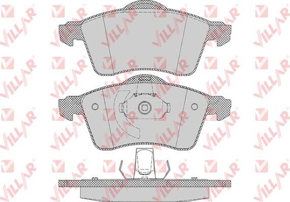 Villar 626.0645 - Brake Pad Set, disc brake autospares.lv