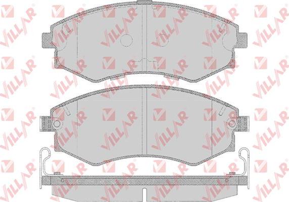 Villar 626.0640 - Brake Pad Set, disc brake autospares.lv