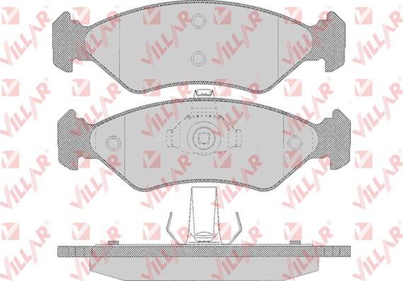 Villar 626.0655 - Brake Pad Set, disc brake autospares.lv