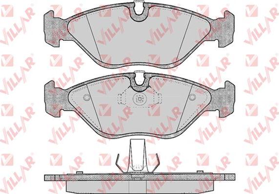 Villar 626.0656 - Brake Pad Set, disc brake autospares.lv