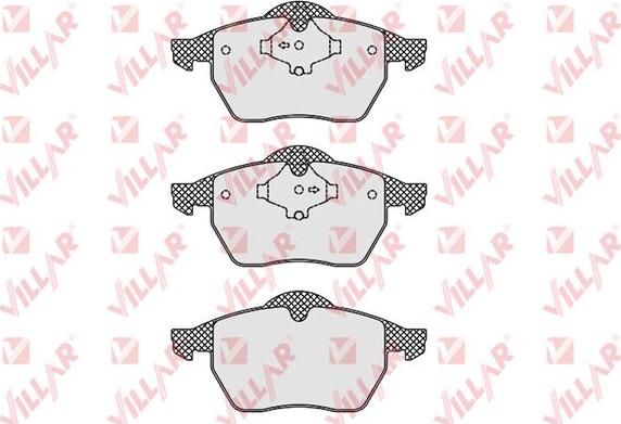 Villar 626.0669 - Brake Pad Set, disc brake autospares.lv