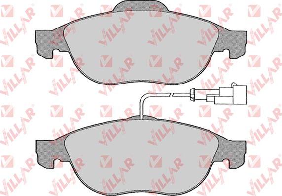 Villar 626.0664 - Brake Pad Set, disc brake autospares.lv