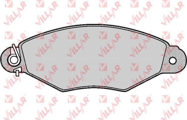 Villar 626.0661 - Brake Pad Set, disc brake autospares.lv