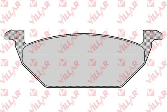 Villar 626.0668 - Brake Pad Set, disc brake autospares.lv