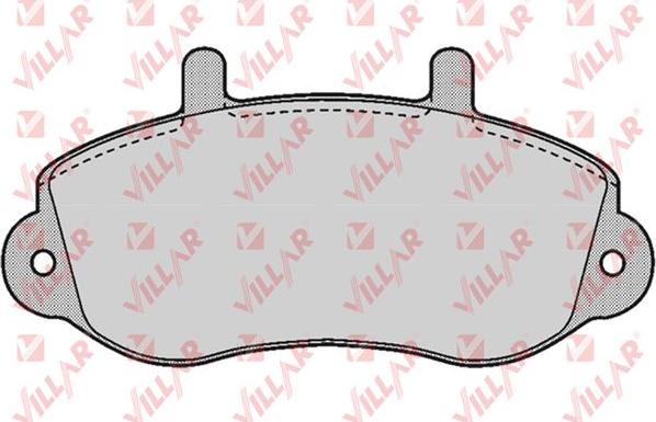 Villar 626.0663 - Brake Pad Set, disc brake autospares.lv