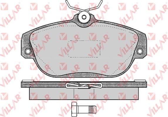Villar 626.0601 - Brake Pad Set, disc brake autospares.lv
