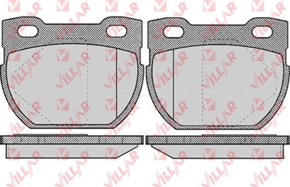 Villar 626.0611 - Brake Pad Set, disc brake autospares.lv