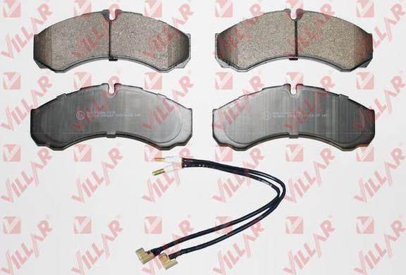 Villar 626.0684B - Brake Pad Set, disc brake autospares.lv