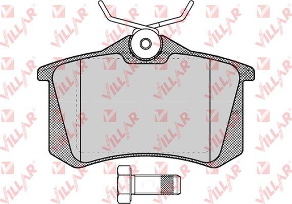 Villar 626.1788 - Brake Pad Set, disc brake autospares.lv