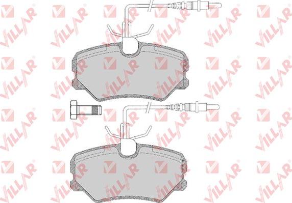 Villar 626.0636 - Brake Pad Set, disc brake autospares.lv