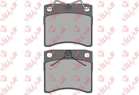 Villar 626.0631 - Brake Pad Set, disc brake autospares.lv