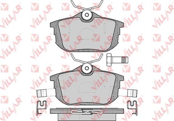 Villar 626.0621 - Brake Pad Set, disc brake autospares.lv