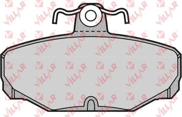 Villar 626.0677 - Brake Pad Set, disc brake autospares.lv