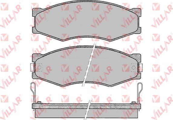 Villar 626.0092 - Brake Pad Set, disc brake autospares.lv