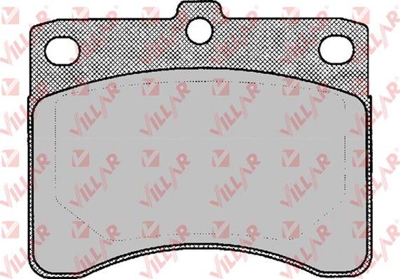 Villar 626.0056 - Brake Pad Set, disc brake autospares.lv