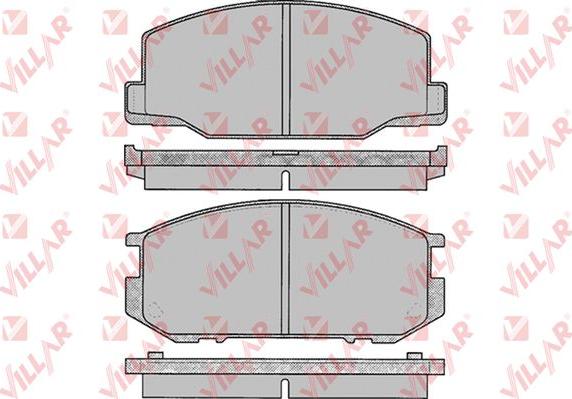 Villar 626.0064 - Brake Pad Set, disc brake autospares.lv