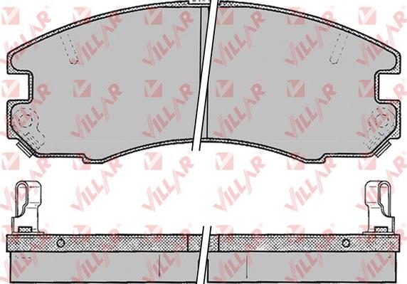 Villar 626.0060 - Brake Pad Set, disc brake autospares.lv