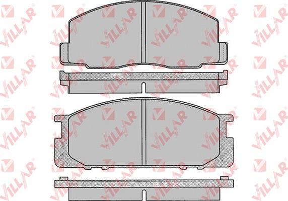 Villar 626.0063 - Brake Pad Set, disc brake autospares.lv