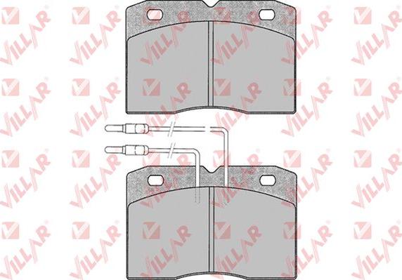 Villar 626.0015 - Brake Pad Set, disc brake autospares.lv