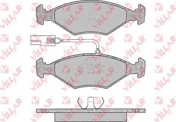 Villar 626.0017 - Brake Pad Set, disc brake autospares.lv