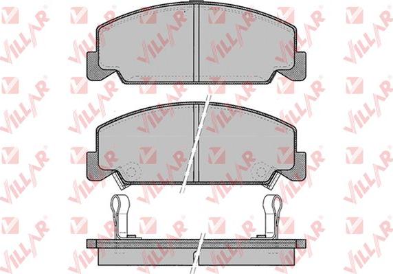 Villar 626.0083 - Brake Pad Set, disc brake autospares.lv