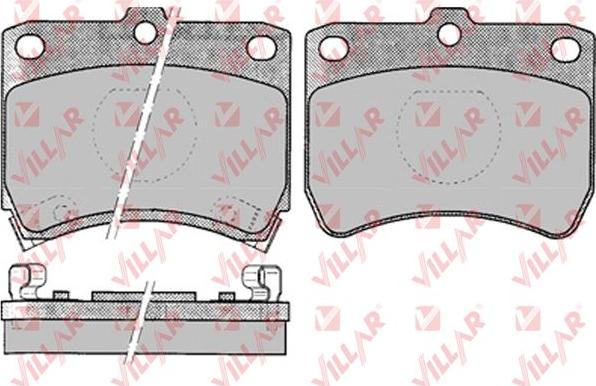 Villar 626.0035 - Brake Pad Set, disc brake autospares.lv