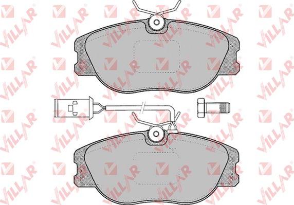 Villar 626.0032 - Brake Pad Set, disc brake autospares.lv