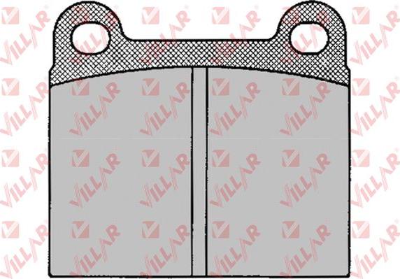 Villar 626.0024 - Brake Pad Set, disc brake autospares.lv